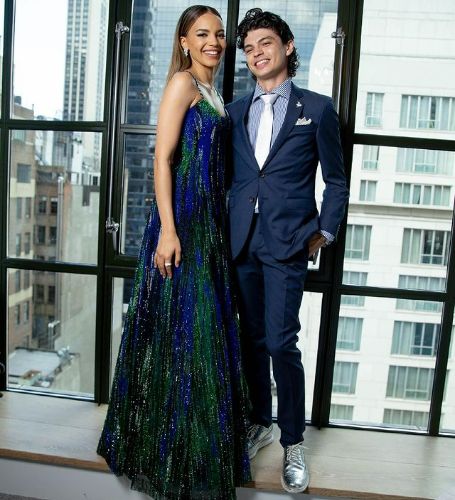 Leslie Grace and Ian Eastwood share photos of them going on dates and traveling.